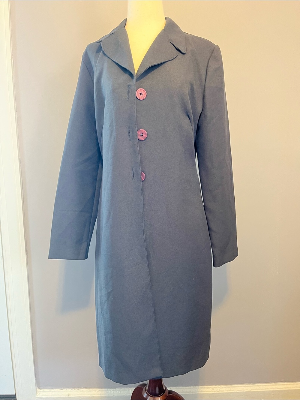 Classic Navy Long Coat